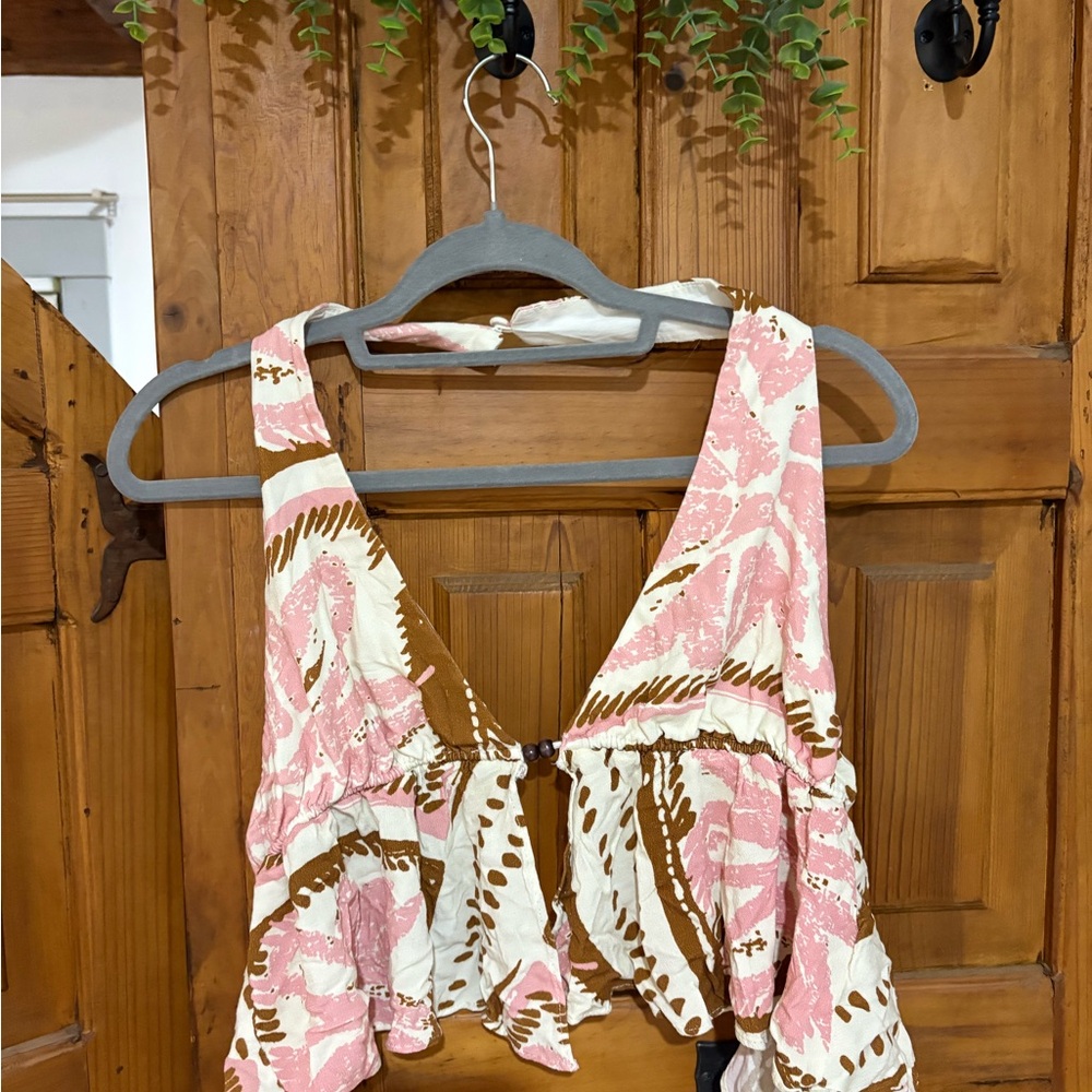 Princess Polly Pink and Brown shirt